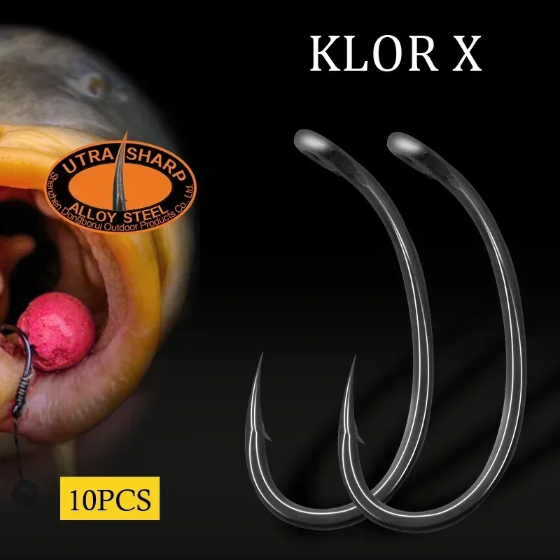10pcs Carp Fishing Hook Curved - Fishing Hook Barbless 评论和价格