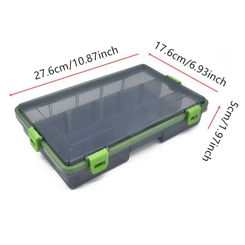 Fishing Tackle Box Large Capac - Fishing Hook Size 评论和价格