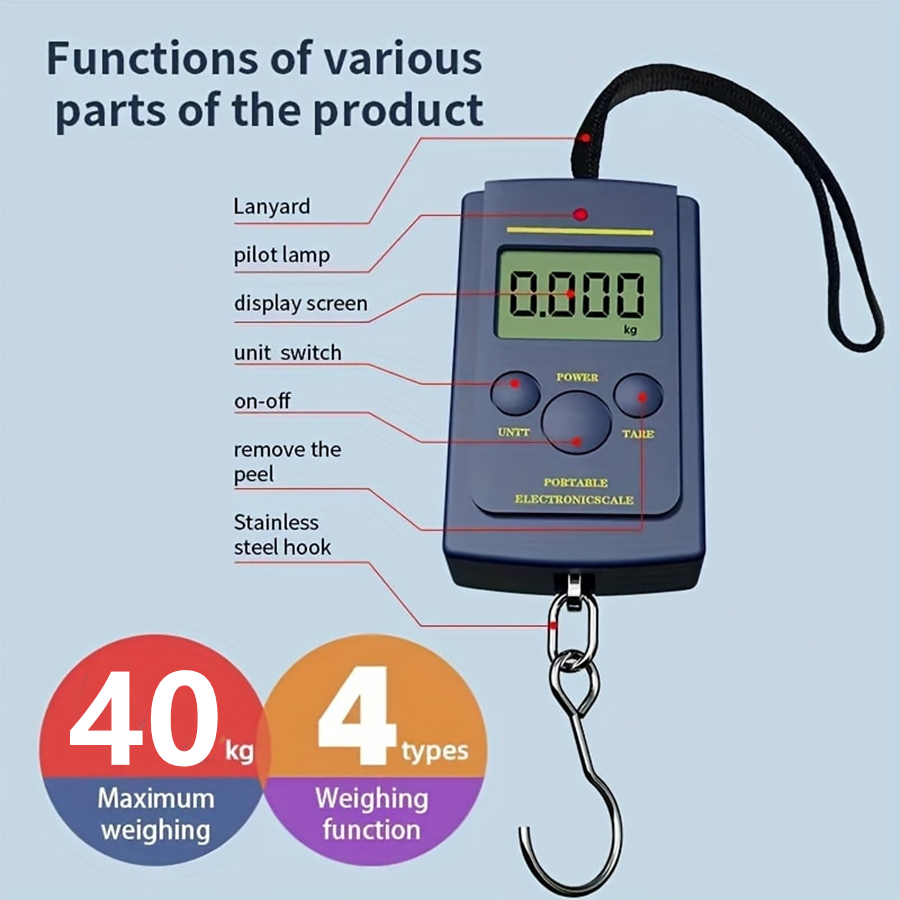 40kg Multifunctional Mini Elec - Fishing Hook 评论和价格