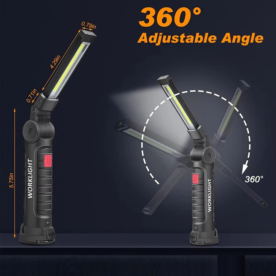 Rechargeable Magnetic Work Lig - Fishing Hook 评论和价格