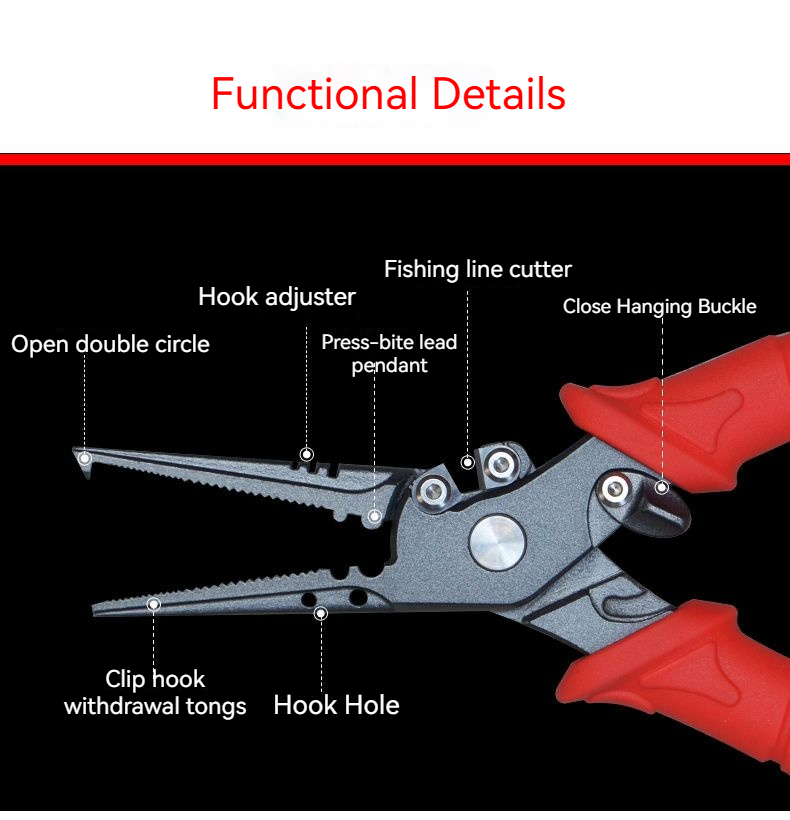 High-Precision Luya Pliers Mul - Fishing Hook Stainless Steel 评论和价格
