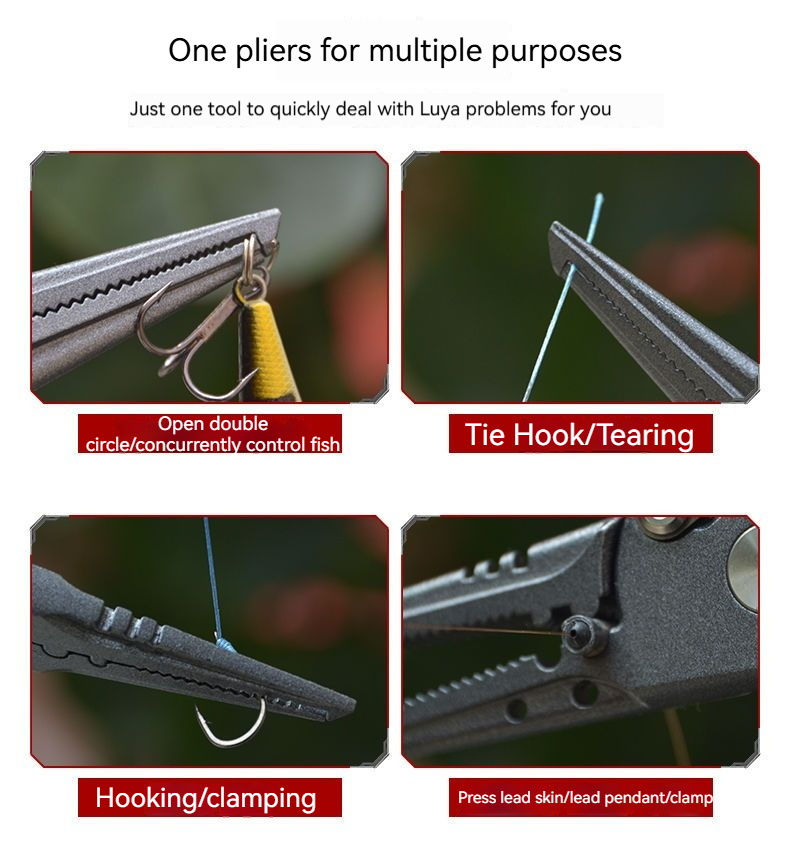 High-Precision Luya Pliers Mul - Fishing Hook Stainless Steel 评论和价格
