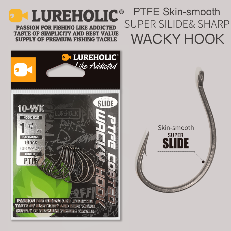 LUREHOLIC PTFE Super Slide Wac - Fishing Hook Barbless 评论和价格