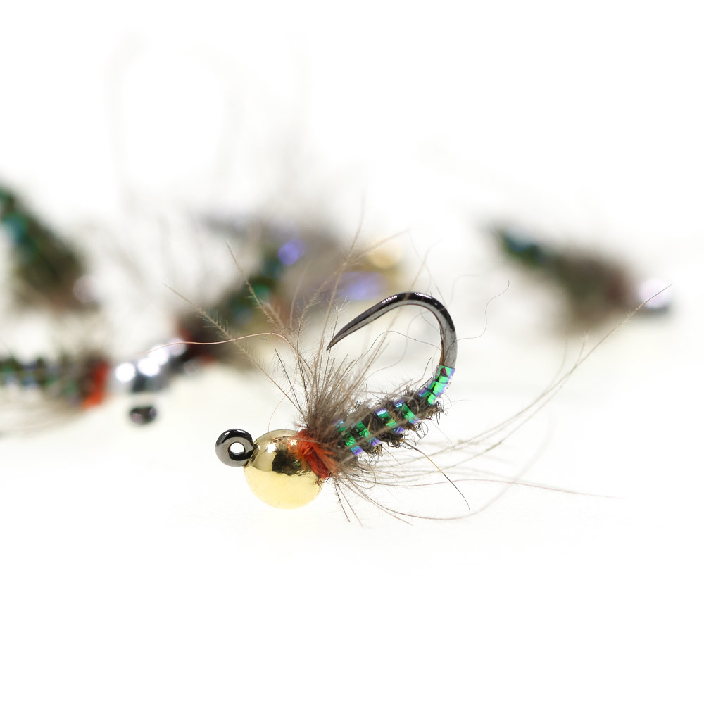 4pcs #16 Tungsten Beadhead CDC - Fishing Hook Barbless 评论和价格