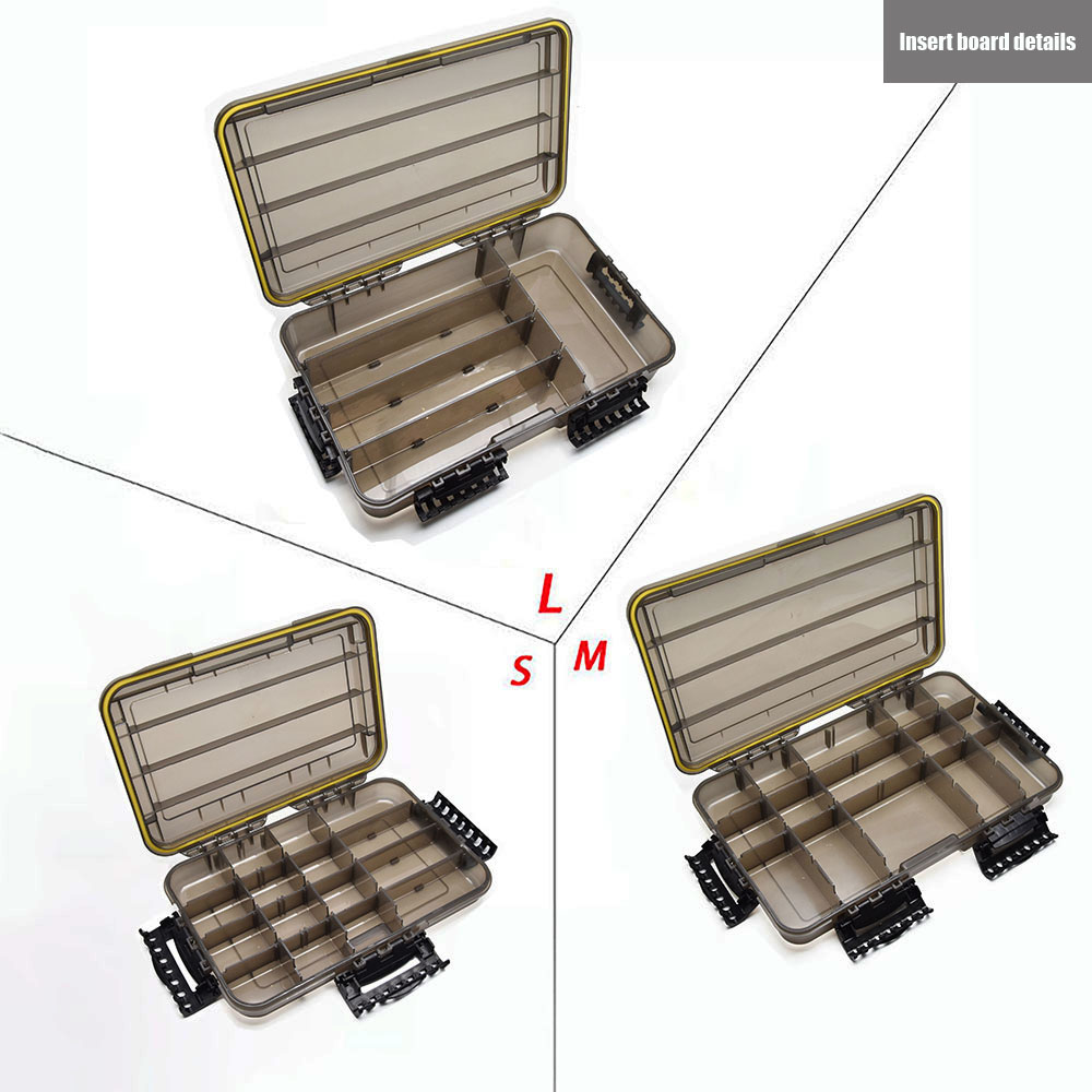 Waterproof Fishing Tackle Box  - Fishing Hook Size 评论和价格
