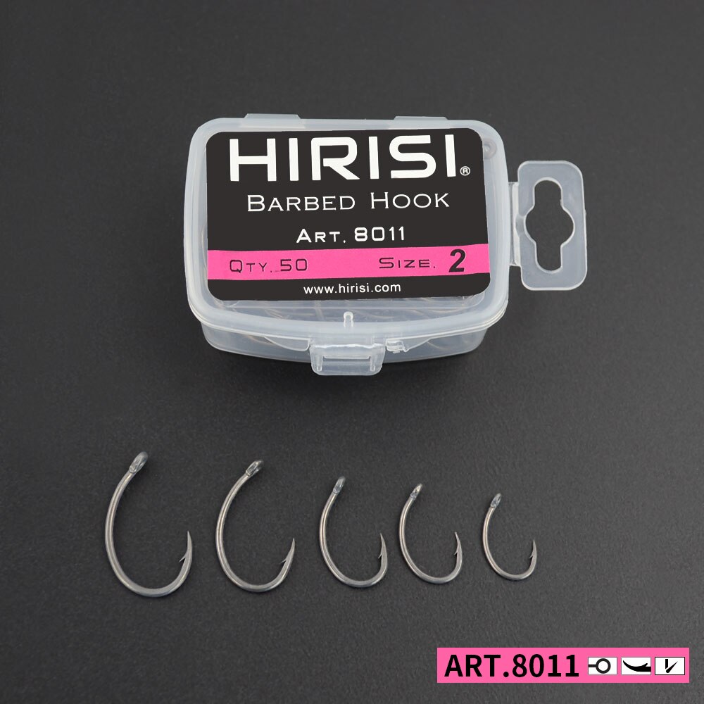 Hirisi Carp Fishing Hooks 50pc - Fishing Hook Barbless 评论和价格