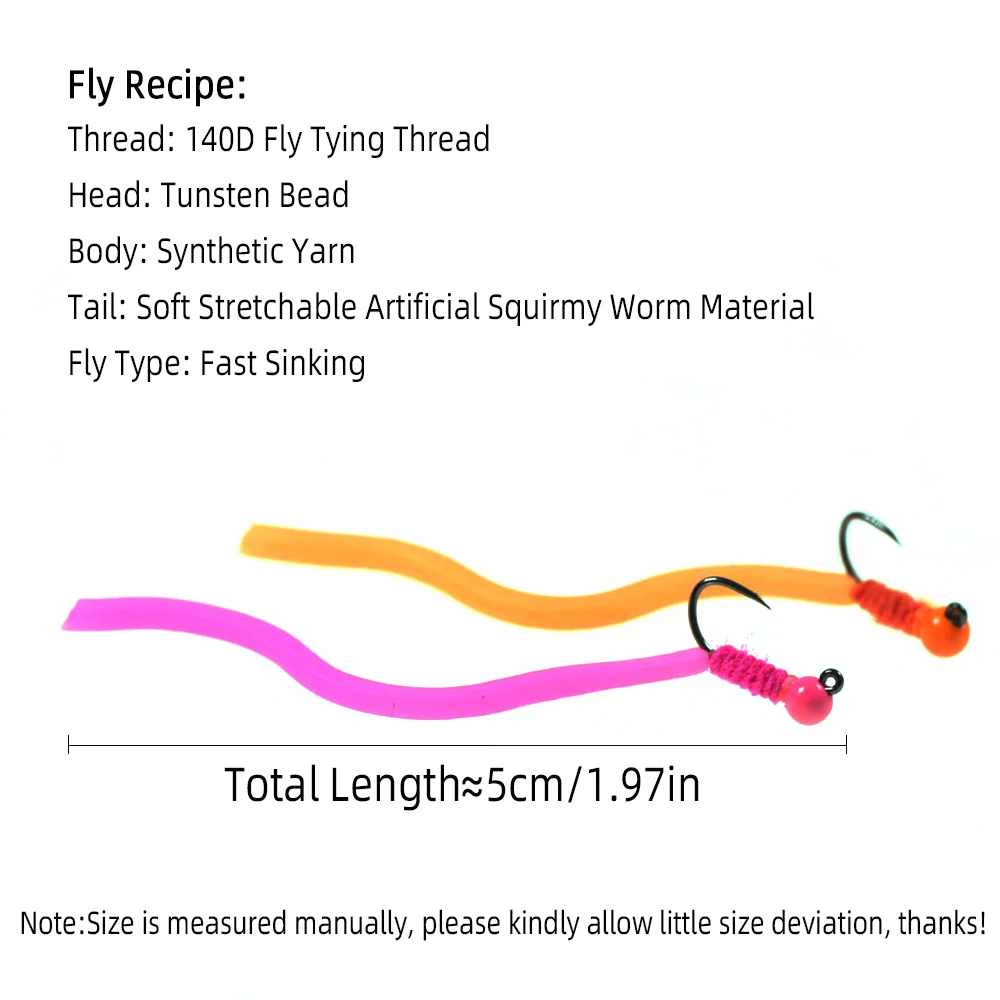 4pcs #14 Tungsten Bead Head Sq - Fishing Hook Barbless 评论和价格