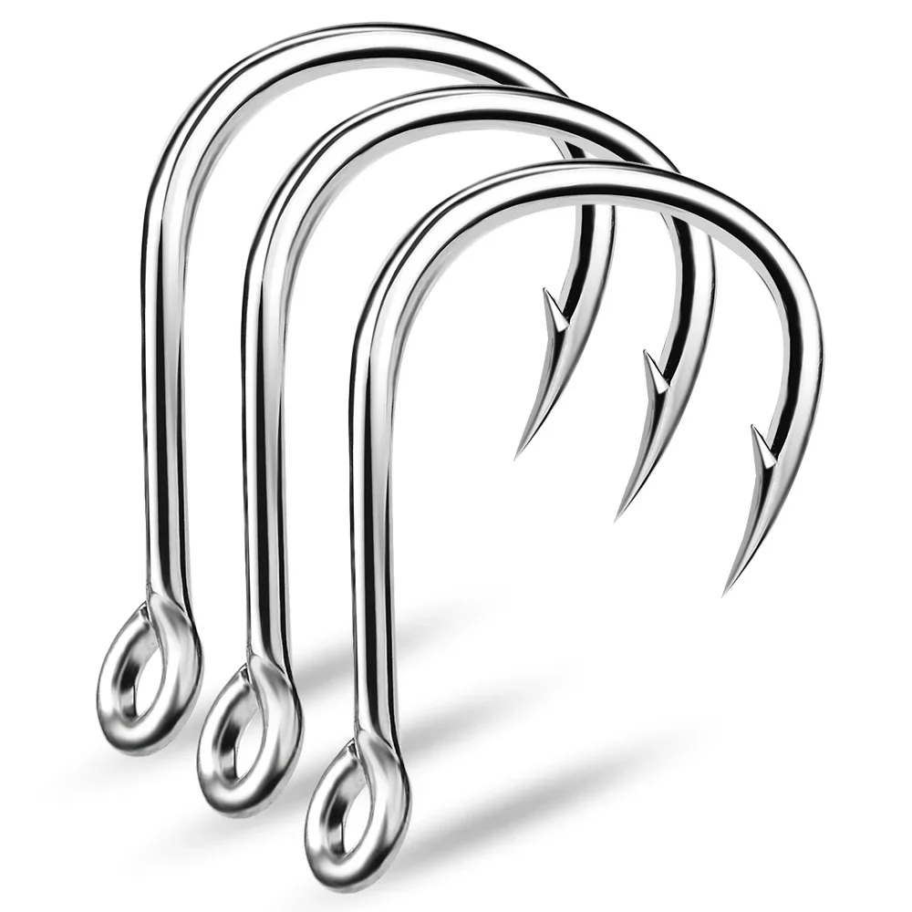 Ring Eye Fishhooks Fishing Hoo - Fishing Hook Barbless 评论和价格