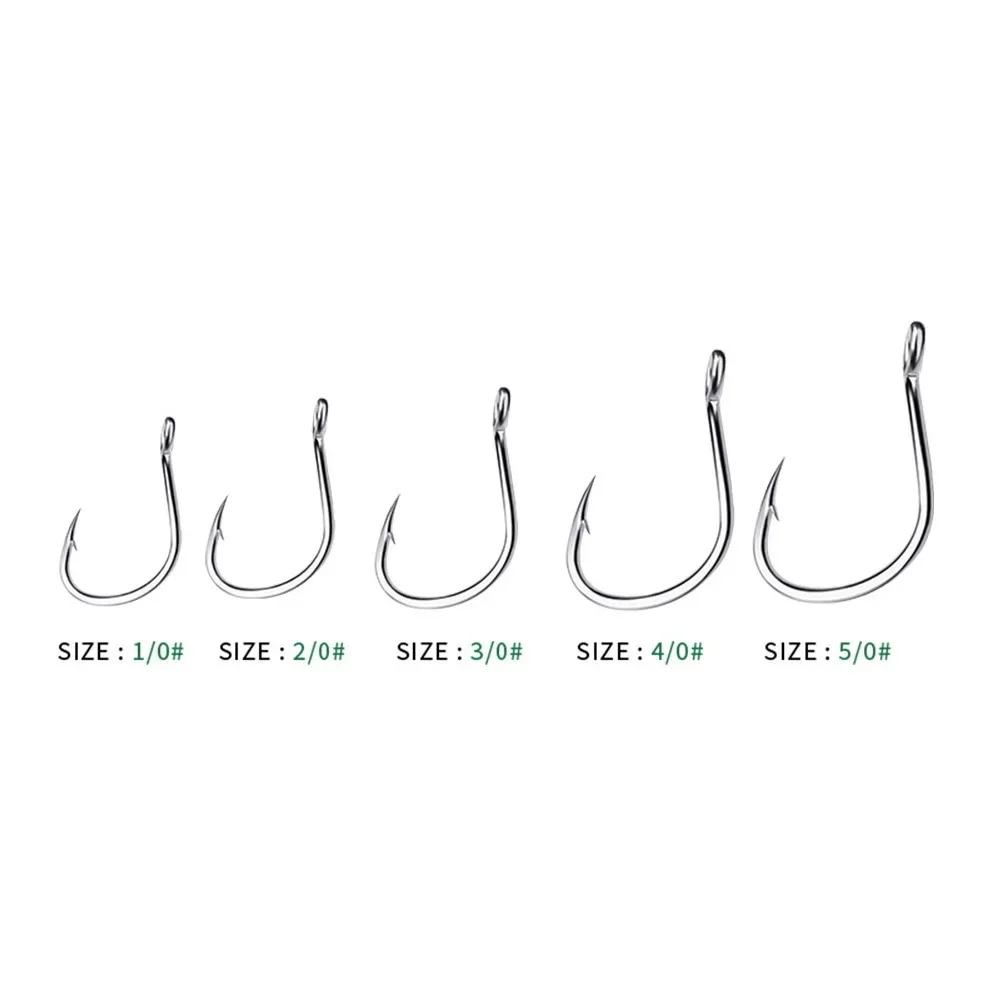 Ring Eye Fishhooks Fishing Hoo - Fishing Hook Barbless 评论和价格