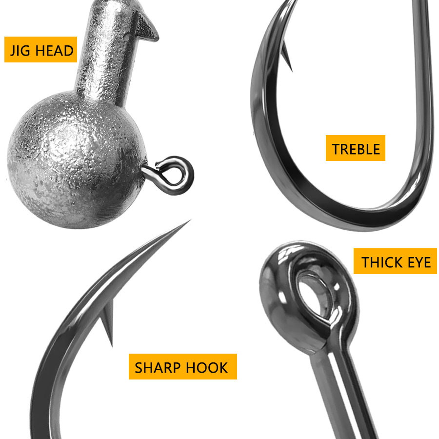 WODJYJ 1g 2g 3g 4g 5g 7g 8g 10 - Fishing Hook Offset 评论和价格