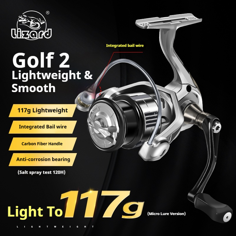 Lizard Golf 2 Metal Spool Reel - Kastking Reel Zephyr 评论和价格