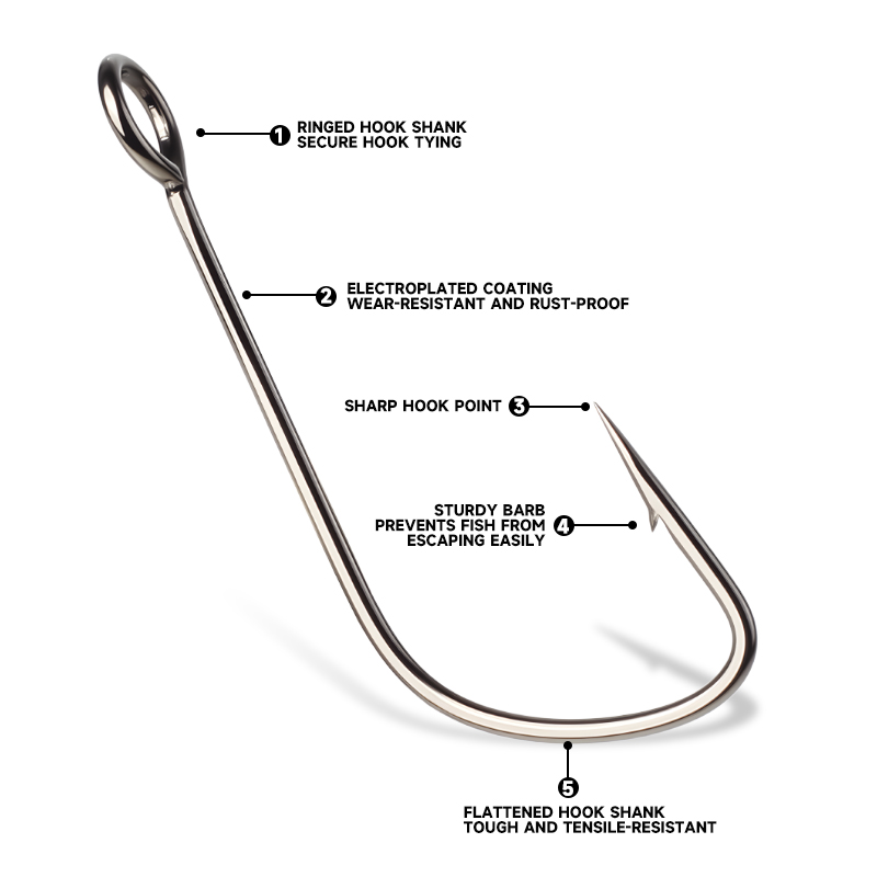 Supercontinent 2#-12# 10pcs Ba - Fishing Hook Offset 评论和价格